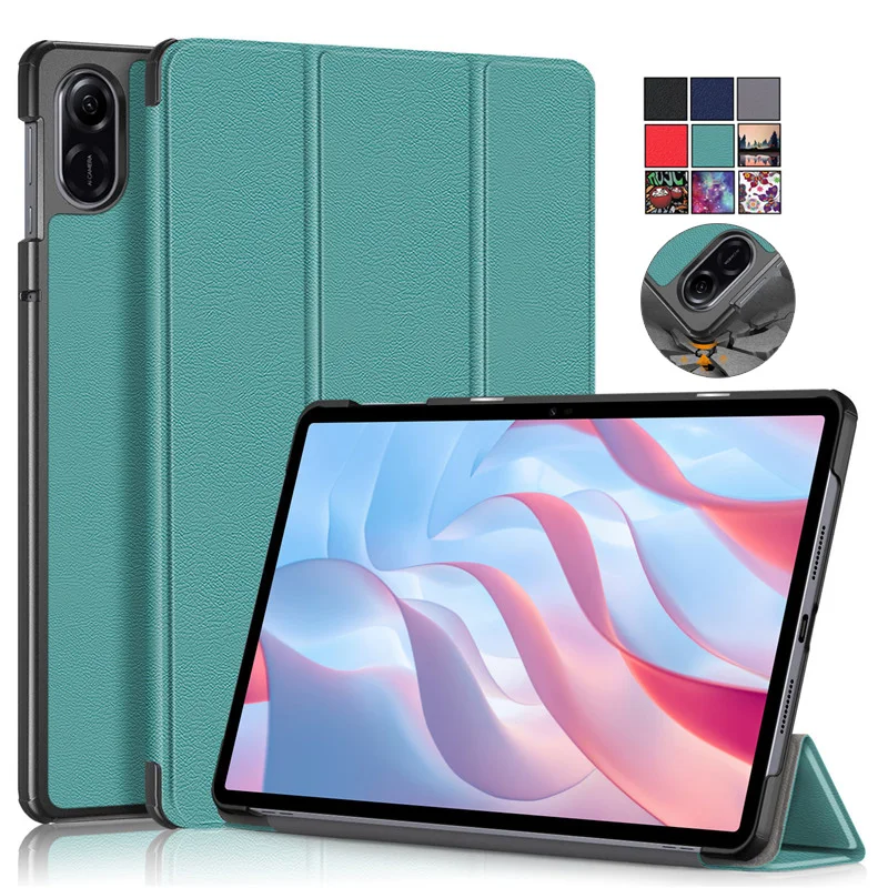 Чехол для Huawei Honor Pad X8 Pro 2023 дюйма трехслойная подставка из искусственной кожи