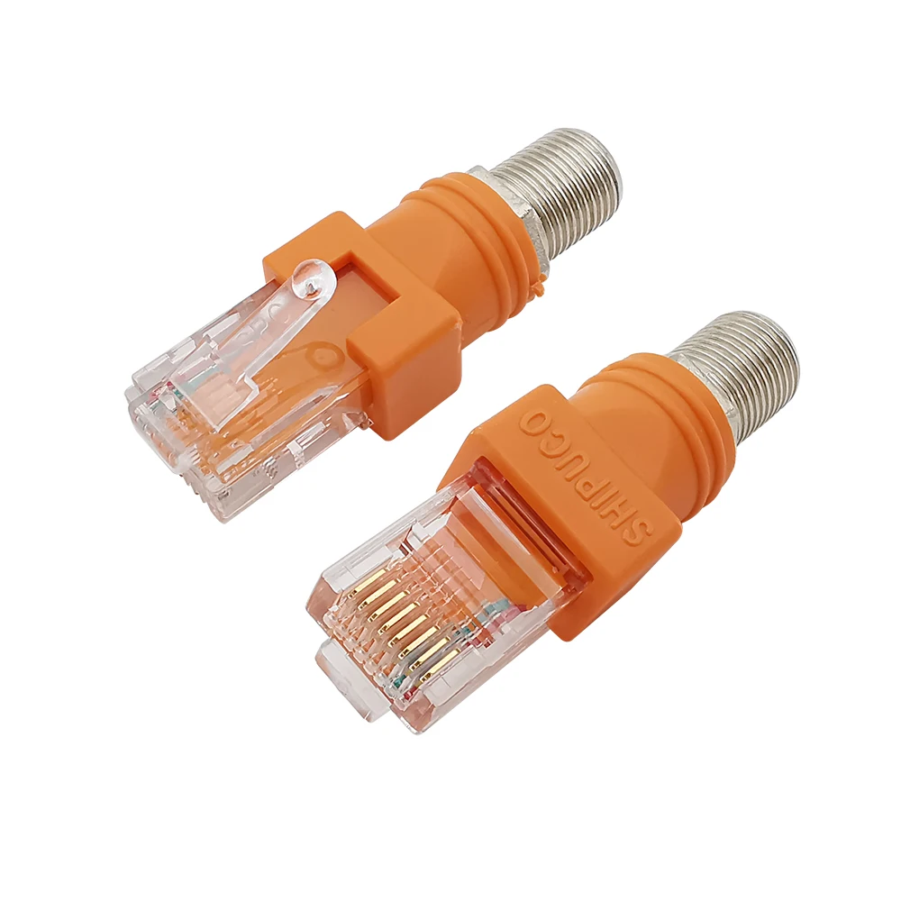 1 шт. разъем BNC/разъем F-типа мама к разъему RJ45 папа коаксиальный цилиндрический