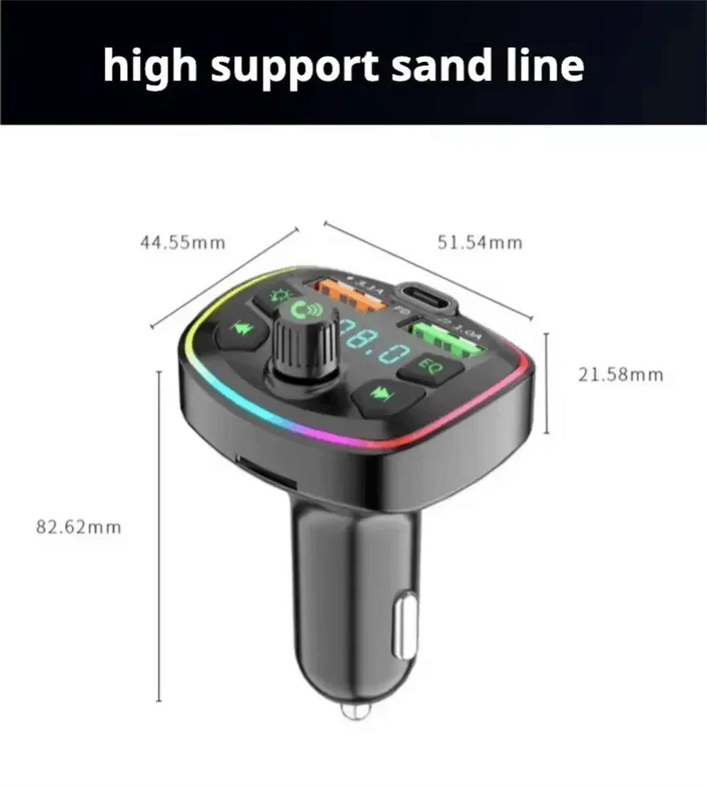 Автомобильный MP3-плеер 3.1A двойной USB-адаптер для быстрой зарядки автомобильное