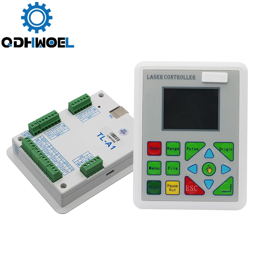 

QDHWOEL Co2 Laser Controller System for Co2 Laser Engraving Cutting Machine K40 Laser 3020 6040 Replace Ruida Leetro Trocen