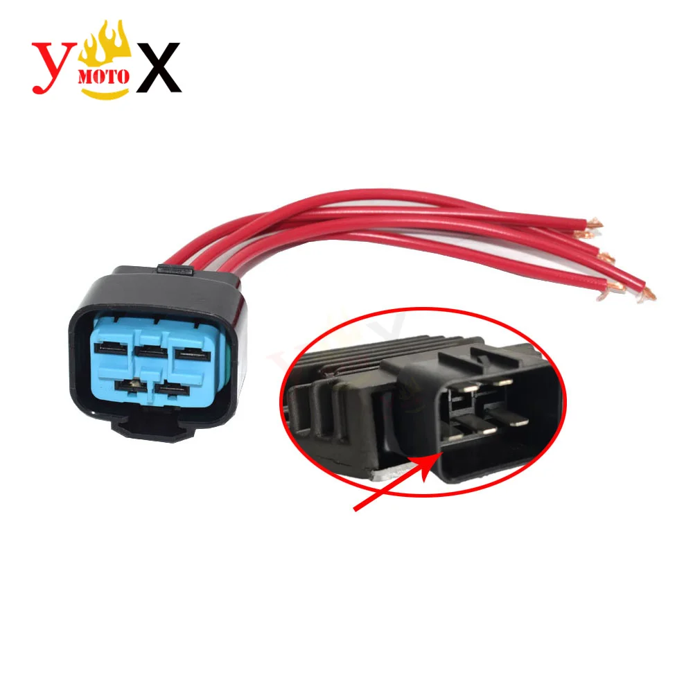 

5-контактный выпрямитель, регулятор напряжения, разъем провода для Honda VT750 SHADOW 04-09 CRF230 L/M XL650 Transalp TRX 350/400/450/750