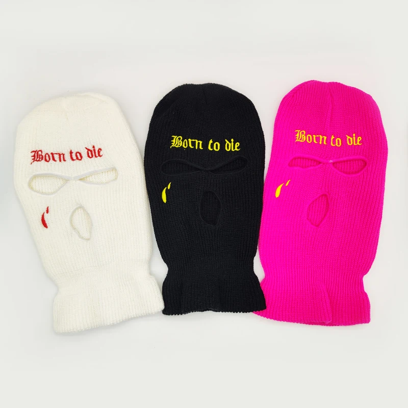 Балаклава с вышивкой AK47 маска со скелетом и сломанным сердцем на все лицо 3