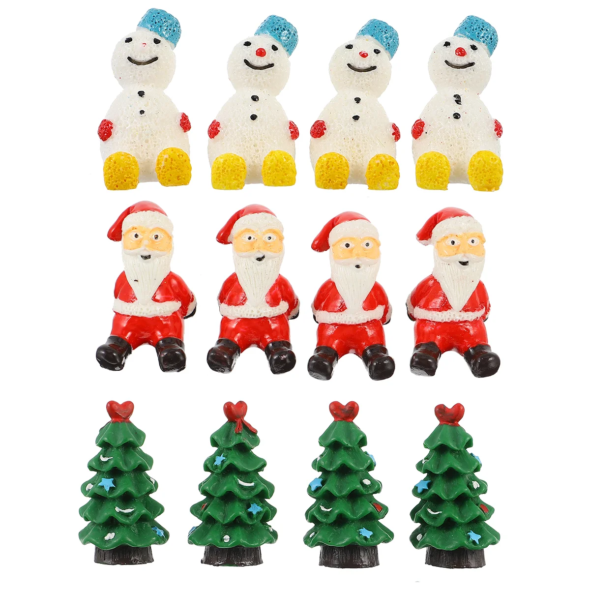 

12Pcs Adornments Decorative Adorable Tabletop Decorations for Children Xmas