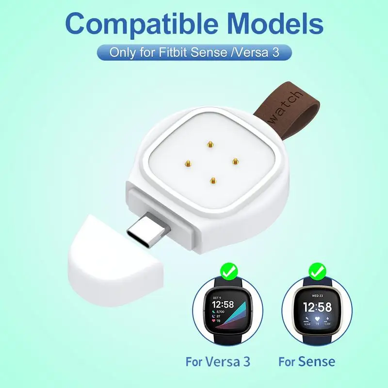 

Зарядное устройство USB Type-C для смарт-часов Fit-bit Versa3 Sense