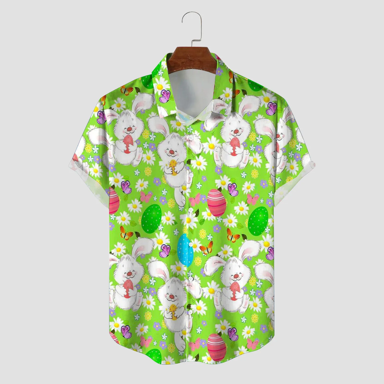 

Рубашки с курицей для влюбленных, футболка с 3D пасхальным принтом, мужские рубашки с короткими рукавами и лацканами, рубашки с принтом, мужские рубашки, мужской комбинезон, комбинезон