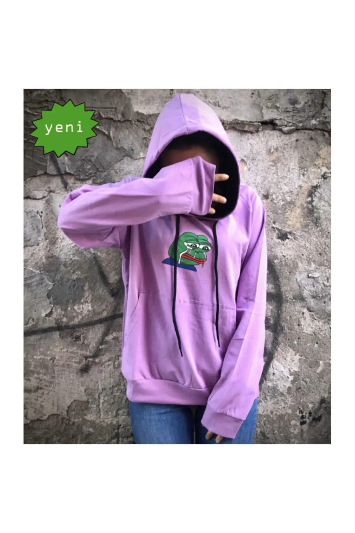 

Women's Sweatshirt Sad Frog (Unısex) Hoodie Hoodies Fashion All Season New Designer Pullovers Fleece Hoodies