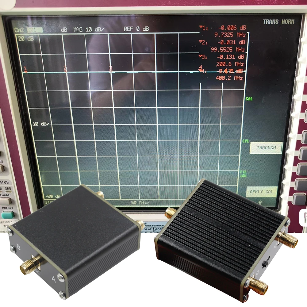 10 Вт 1-to-2 RF переключатель из алюминиевого сплава DC-500 МГц высокочастотный