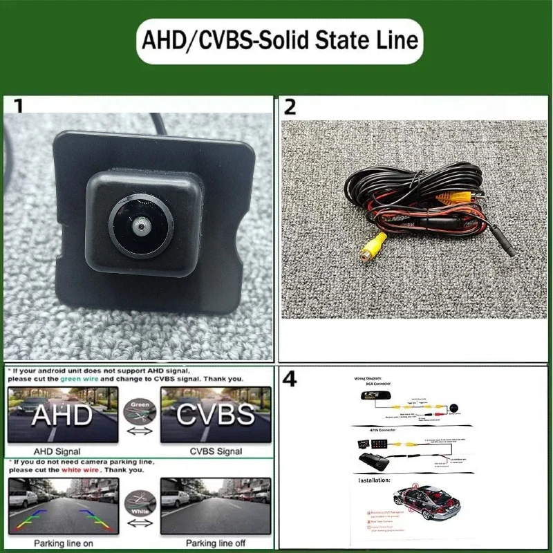 

Резервная камера заднего вида для Mercedes Benz GL Class X164 GL320 GL350 GL420 GL450 GL550 2007 ~ 2012 Водонепроницаемая парковочная камера заднего вида
