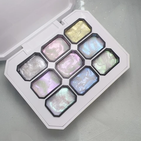 9 Colors Aurora Mermaid Текстурный гель для дизайна ногтей