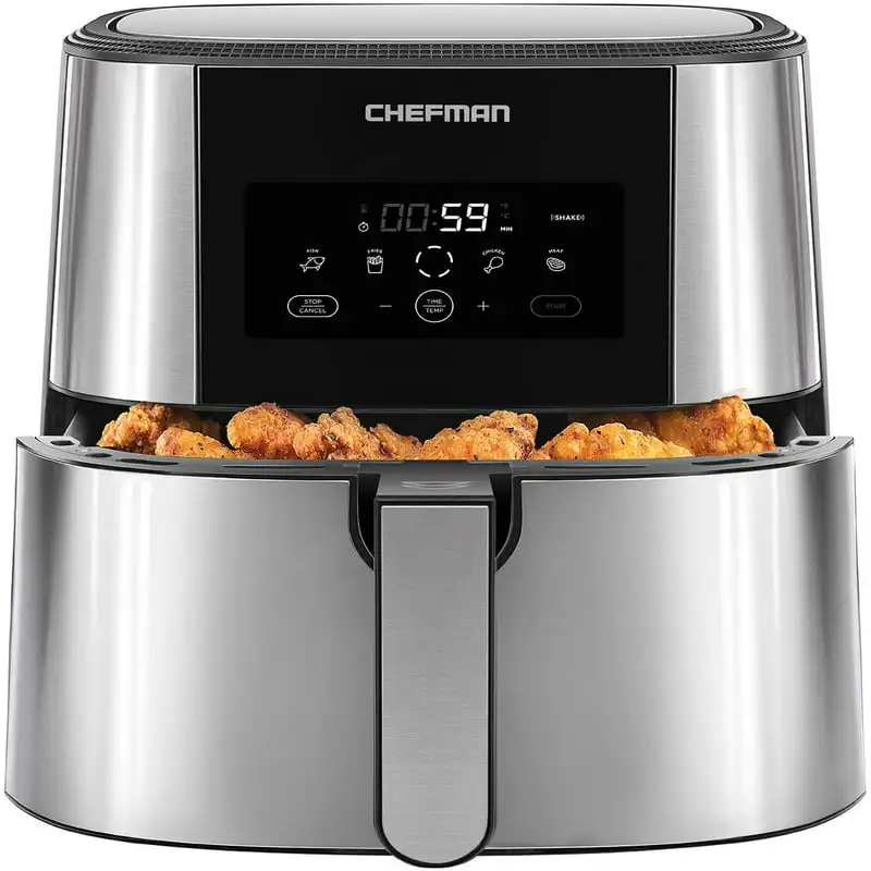 

Air Fryer, One- Digital , Shake Reminder, Stainless Steel