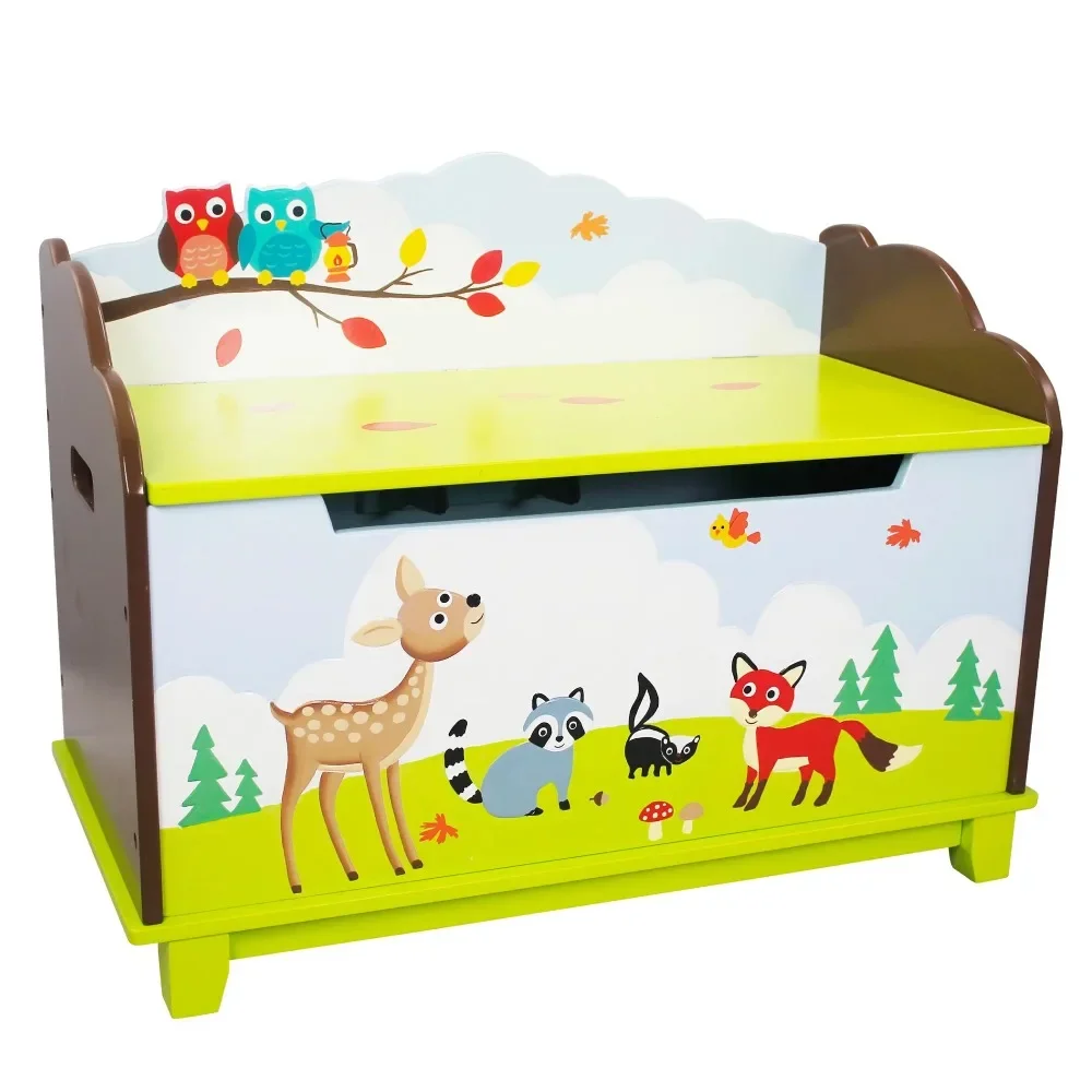 

Fantasy Fields 17.97 Gallon Enchanted Wood Toy Chests, Multi-color