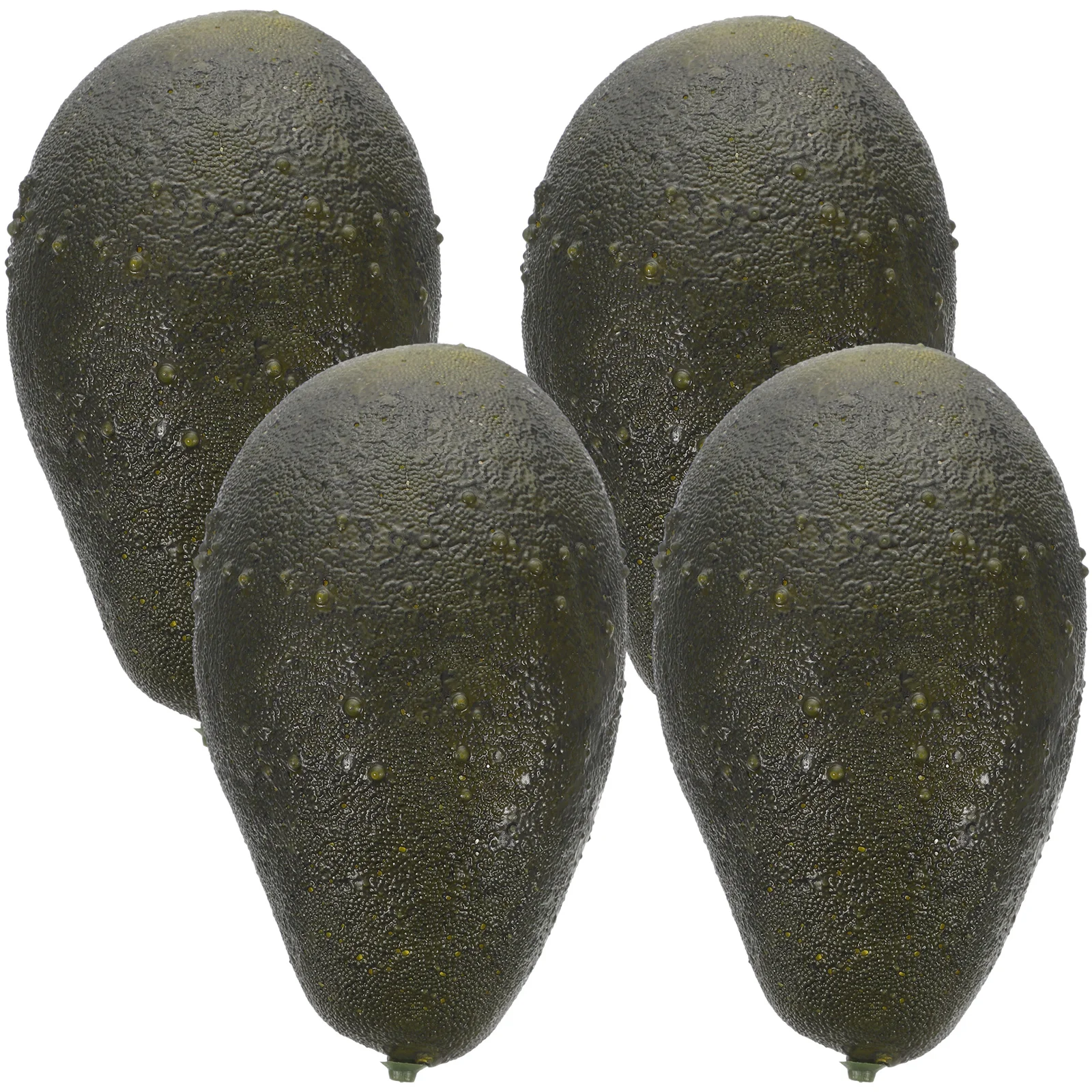 

4pcs Fake Avocado Model Cabinet Fruit Decor Photo Prop Simulated Fruit Models