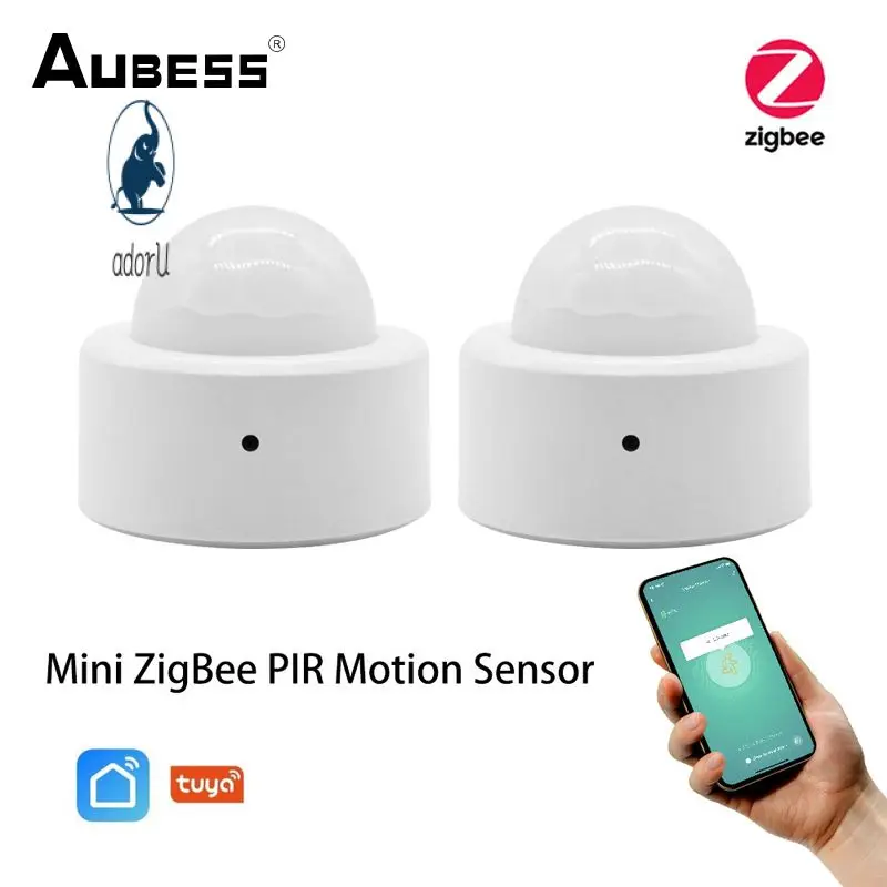 

Body Movement Sensor Tuya Wireless Pir Motion Sensor Zigbee3.0 Mini Human Body Sensor Works With Zigbee Gateway Smart Home Hot