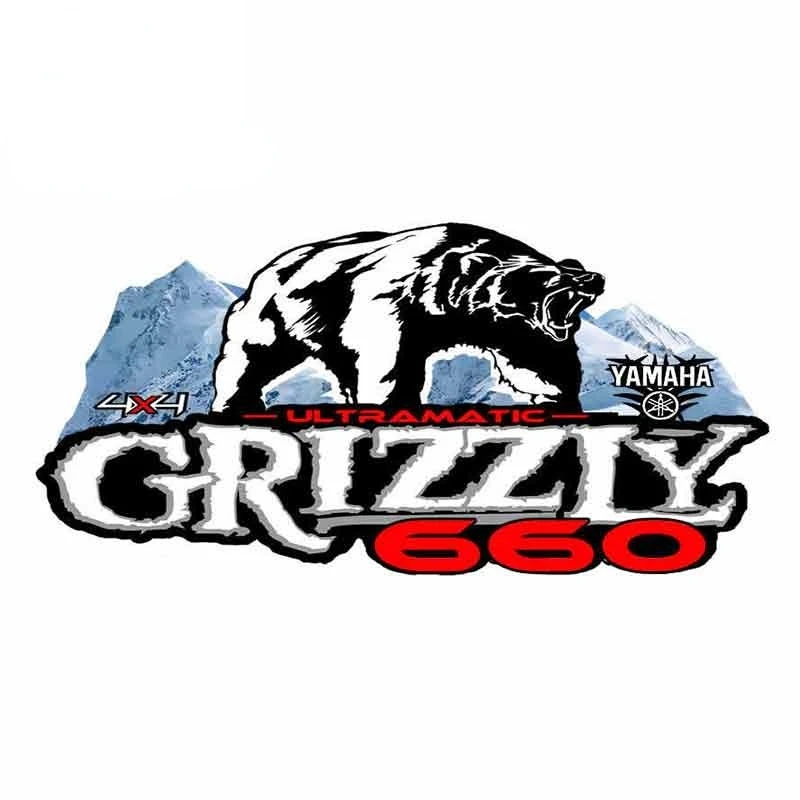 

Grizzly Oem Fine Decal Waterproof 3D Car Stickers Vinyl Car Wrap Laptop Speedboat Rear Windshield Creative Stickers