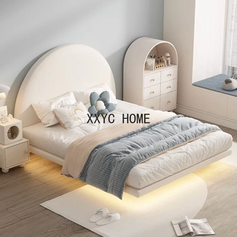 Оригинальная детская кровать для девочек североевропейская полукруглая мягкая