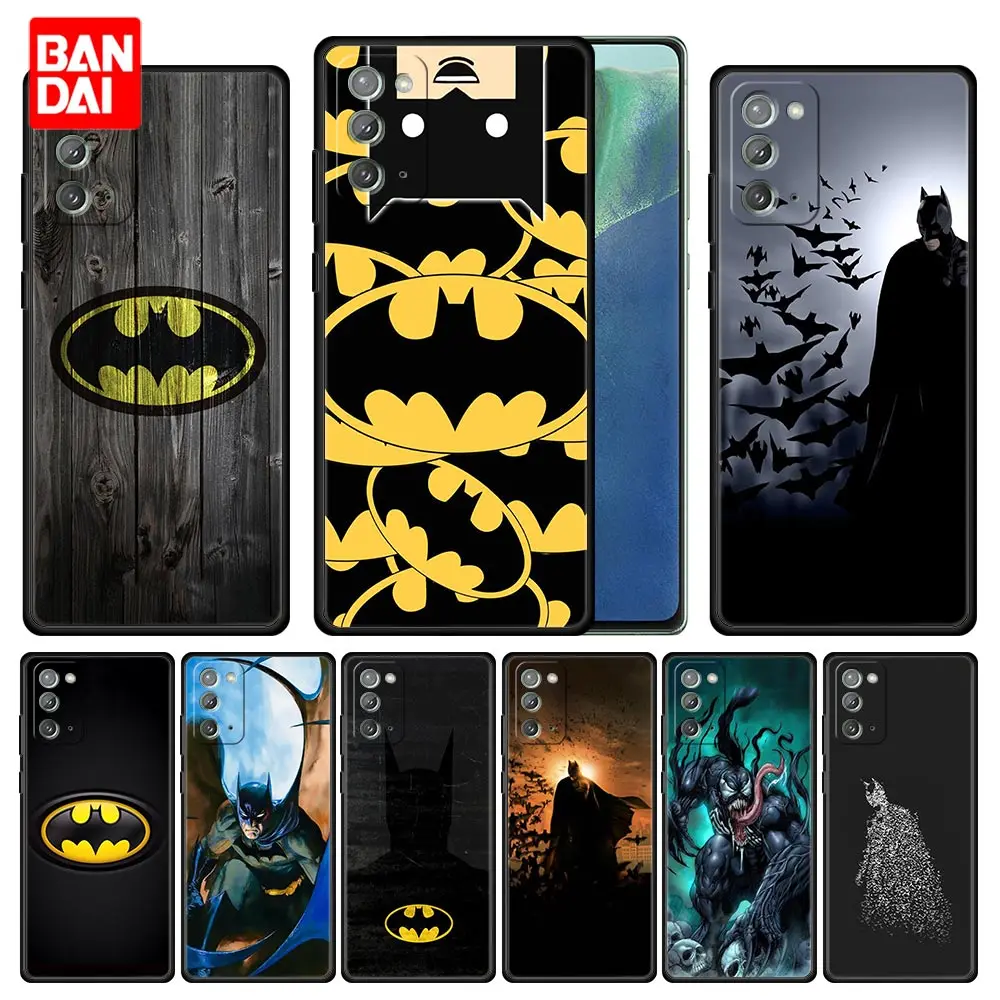 

Batman Avengers Man Case for Samsung Galaxy A12 A22 A02 A02s A21s A51 A52 A32 A72 4G 5G Protection Style Black Silicone Cover