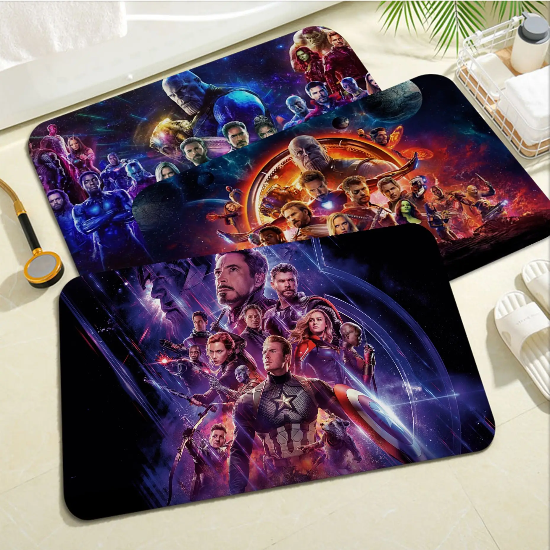 

Disney Avengers Heroes Kitchen Mat Nordic Style Home Doormat Bathroom-Toilet Mats Bedroom Welcome Doormat