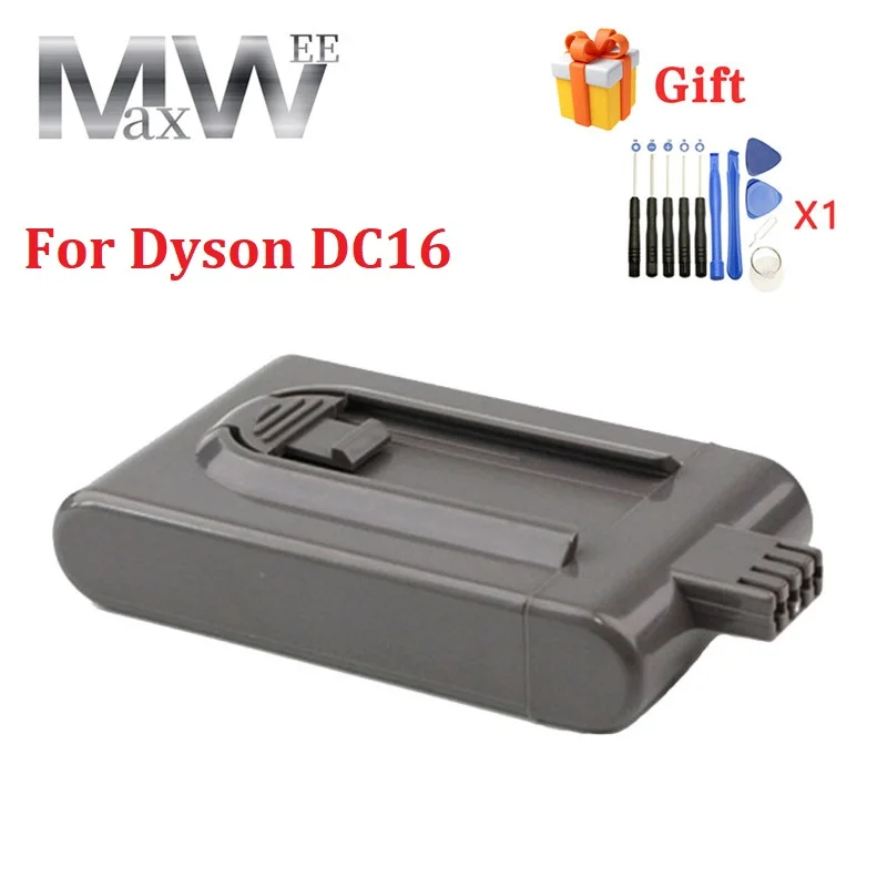 

Литий-ионный аккумулятор 3000 мАч 21,6 в для пылесоса Dyson DC16, сменная батарея для Dyson DC16 Animal DC12 DC16 12097 BP01 912433-01 L50