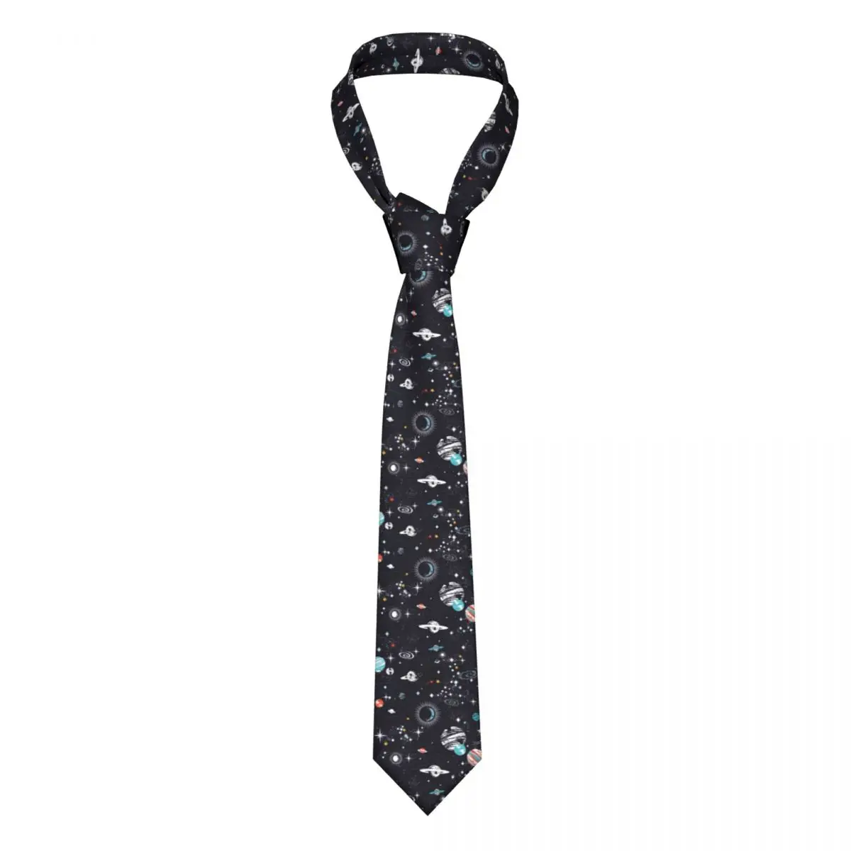 

Tie For Men Formal Skinny Neckties Classic Men's Space Galaxy Constellation Zodiac Star Wedding Tie Gentleman Narrow