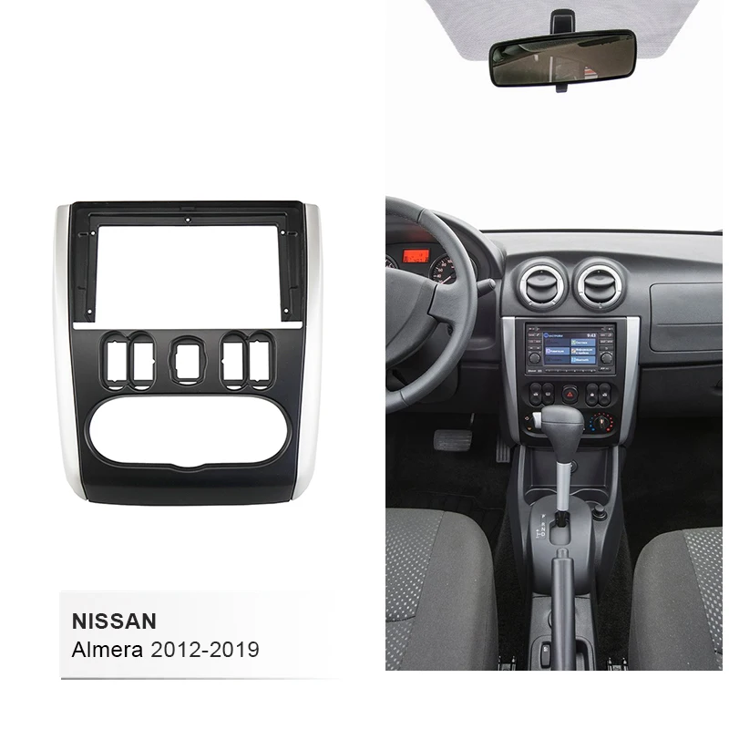 9-дюймовая Автомобильная панель для Nissan Almera 2012-2019 комплект приборной панели