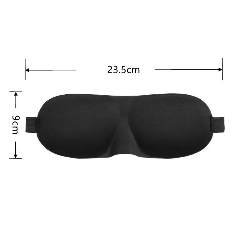 3D Sleeping Mask Eyepatch Block Out Light Soft Paded Sleep Rest Relax Aid Cover Patch Blindfold Face Shade Eyeshade Eyes Patchs images - 6