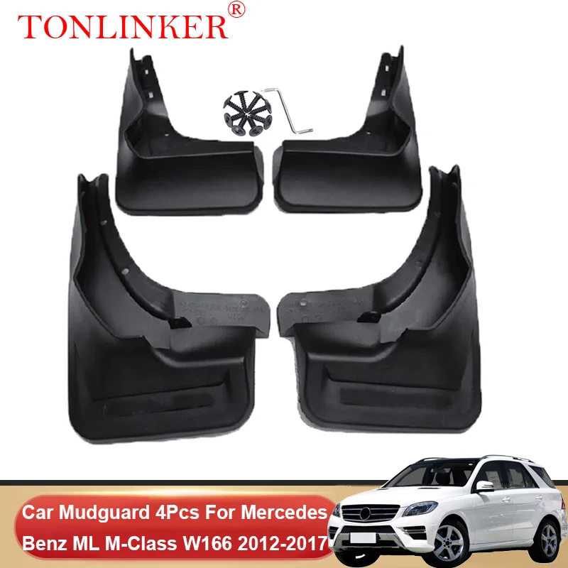Брызговики TONLINKER для Mercedes Benz ML M-Class W166 ML300 320 350 400 2012-2017 |