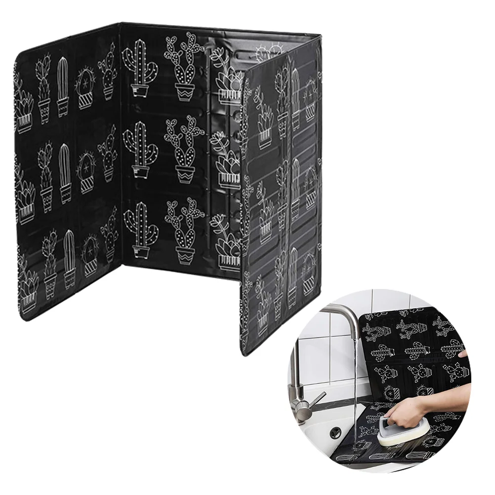 

2 Pcs Kitchen Range Hood Wall Shield Stovetop Griddle Stove Oil Splatter Shield Gas Stove Guard Baffle Kitchen Wall Oil Guard