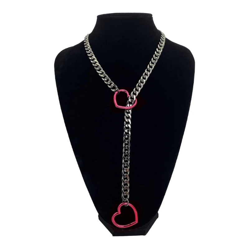 Модное ожерелье с подвеской в ​​виде сердца и игривое сердце уплотнительными