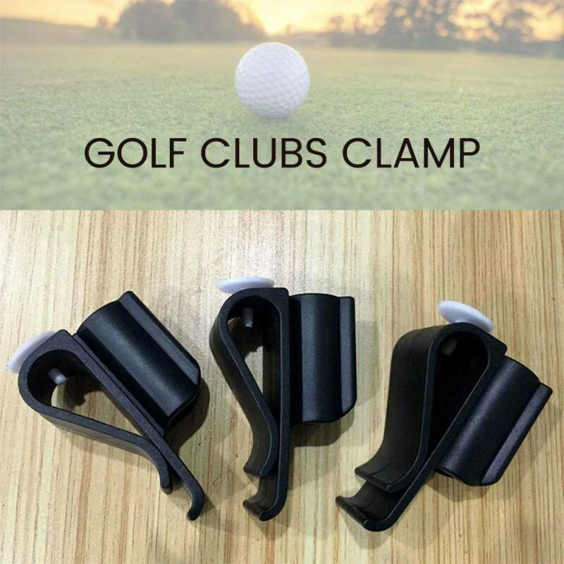 

Golf Putter Holder Golf Bag Clip Fixed Golf Clubs Buckle Ball Training Aids Outdoor Sports Swing Trainer