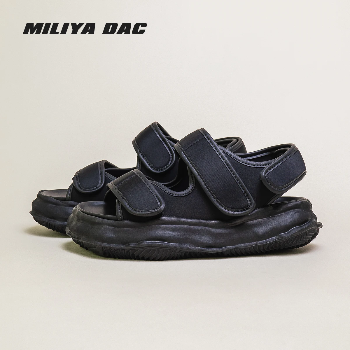 

Летние Новые Роскошные качественные женские босоножки на плоской платформе, увеличивающие рост, с круглым носком, для отдыха, студенческие спортивные босоножки 2023