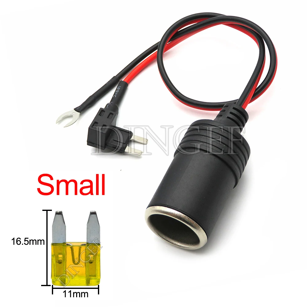 

1 Упаковка, Адаптер Для Автомобильной Прикуриватели, Автомобильный Зарядный Кабель Из Чистой Меди С Предохранителем, Варианты...