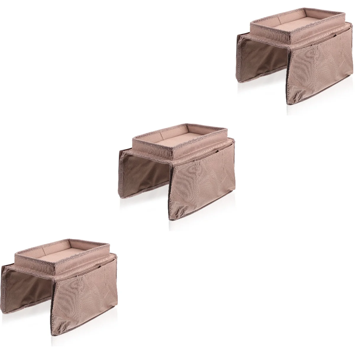 

3pcs Sofa Armrest Couch Armrest Sundries Organizer Oxford Cloth Storage
