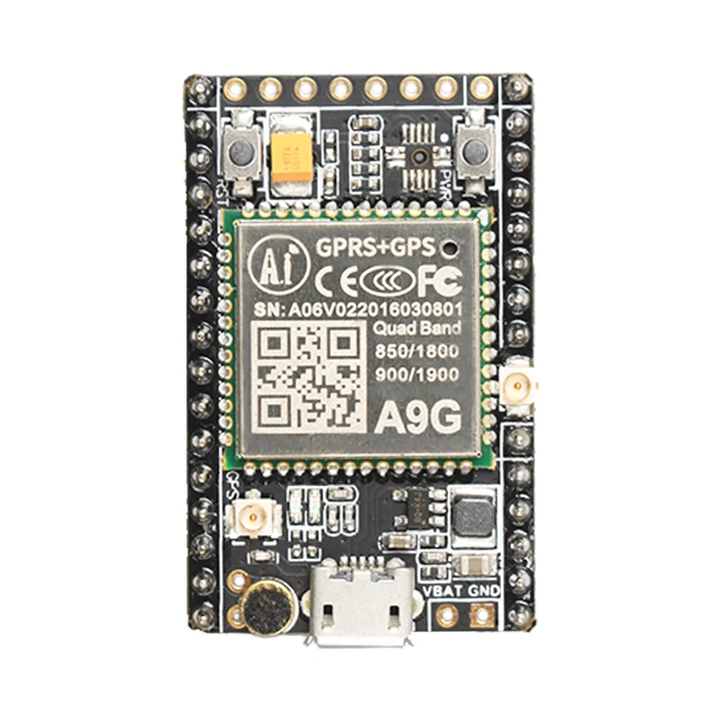 Плата разработки модуля A9G, модуль GSM/GPRS + GPS SMS, передача данных с помощью голосовой/беспроводной связи