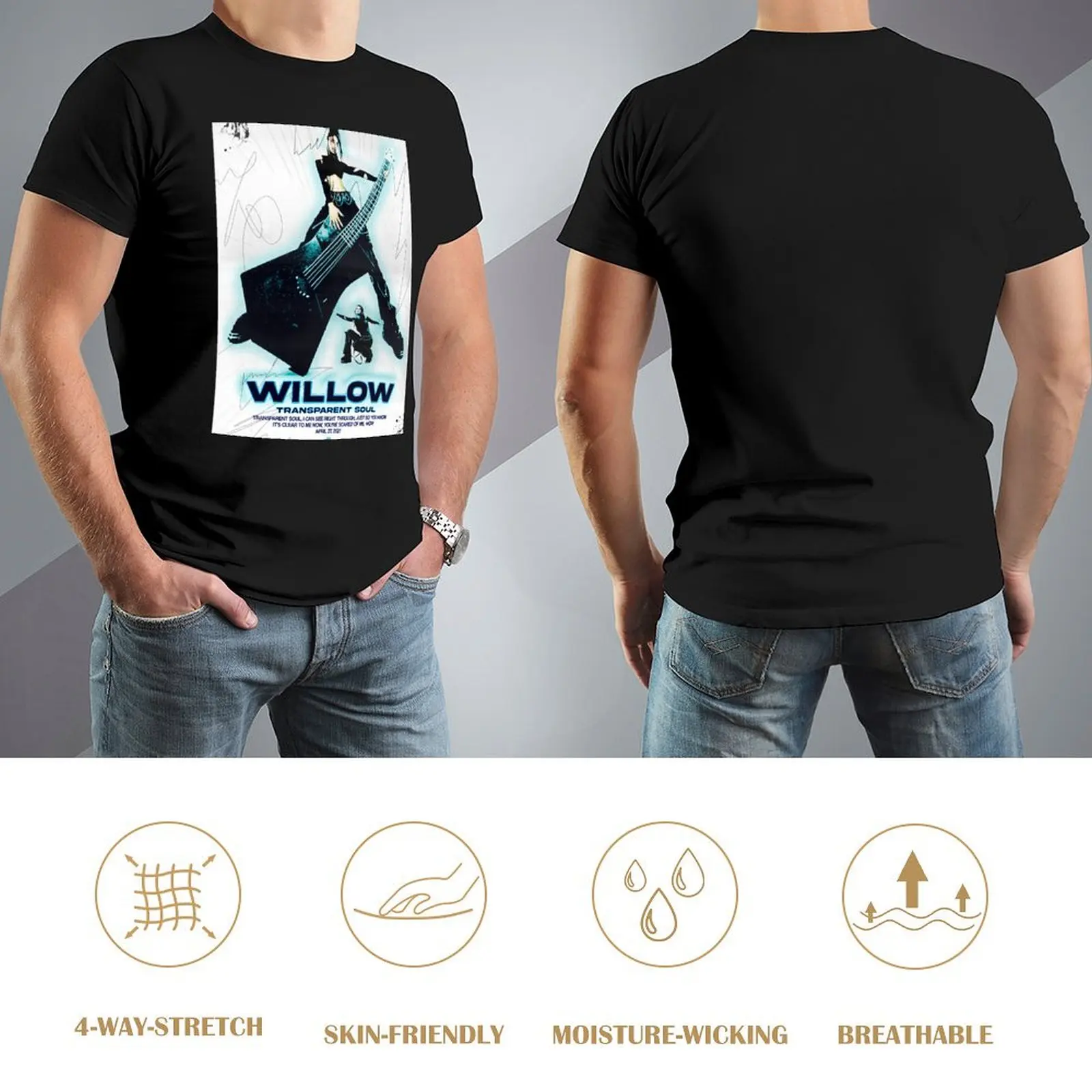 WILLOW - t r a n s p e o u l футболка мешковатые рубашки быстросохнущая кавайная одежда
