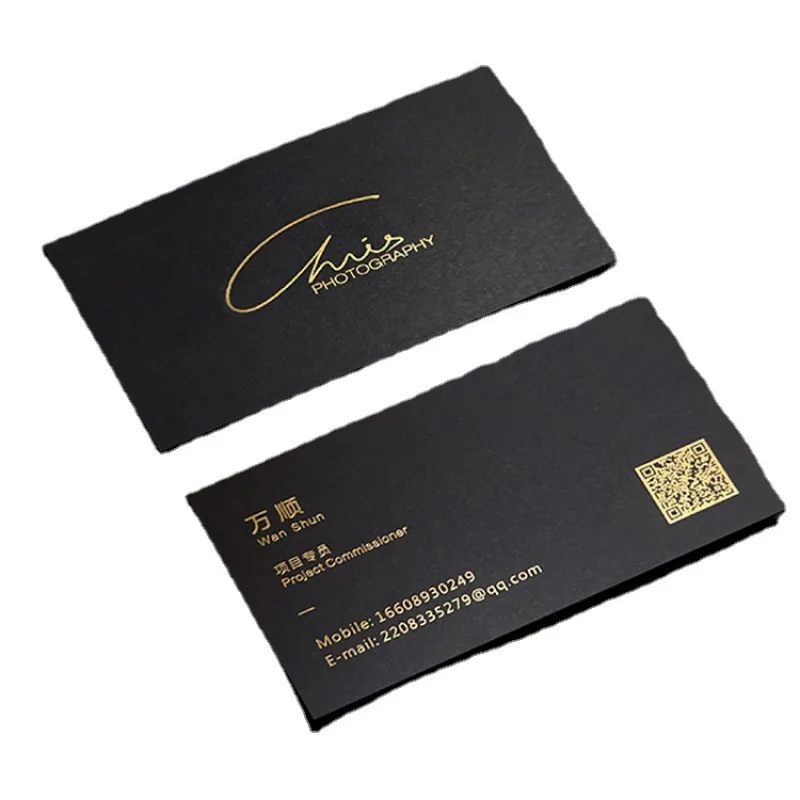 

Элегантные визитные карточки из золотой и серебряной фольги с тиснением, отделка белой бумагой, индивидуальные визитные карточки с офсетной печатью на заказ