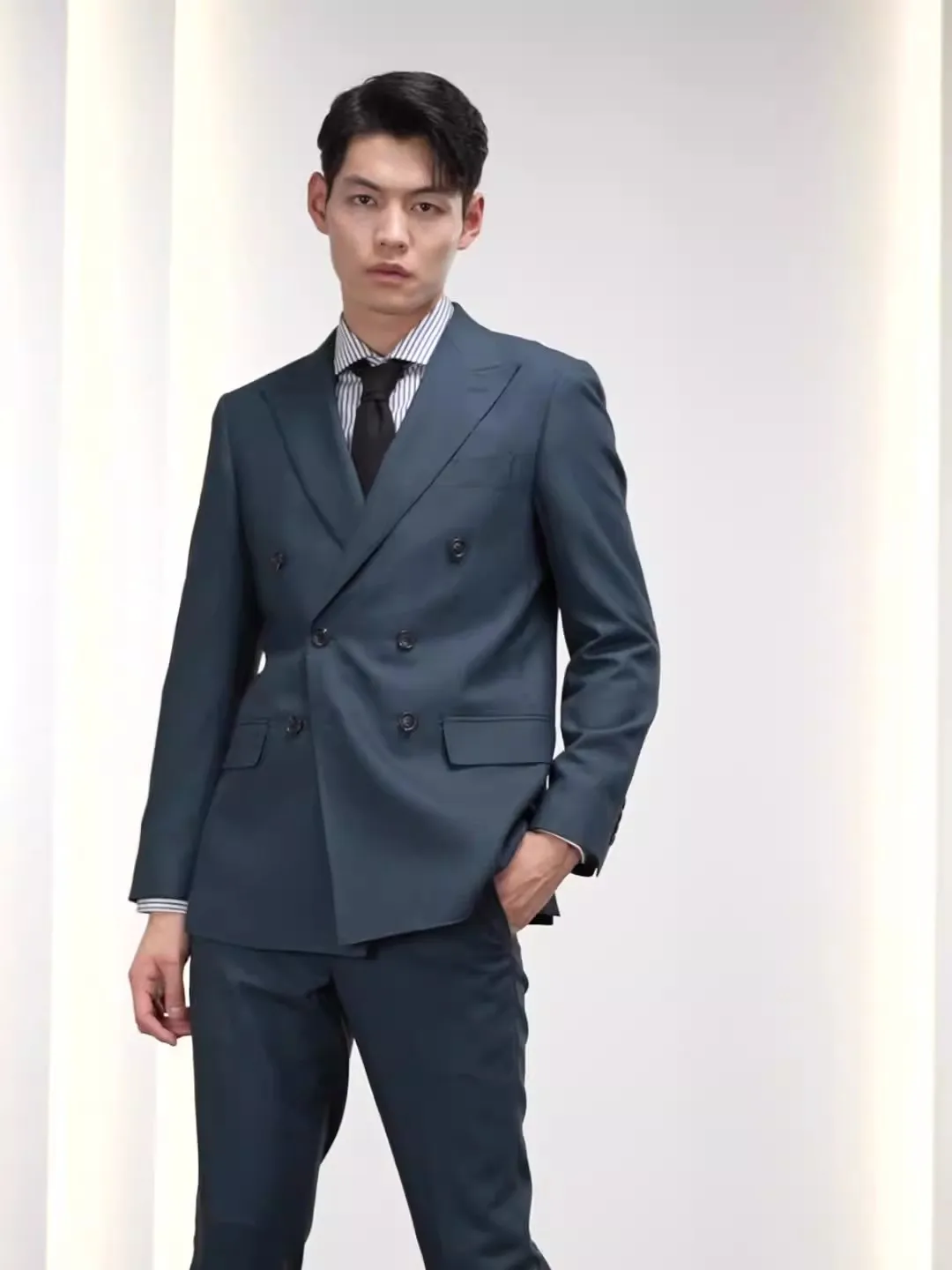 K-Formal dress professional spring and autumn single west solid color coat top men's wear