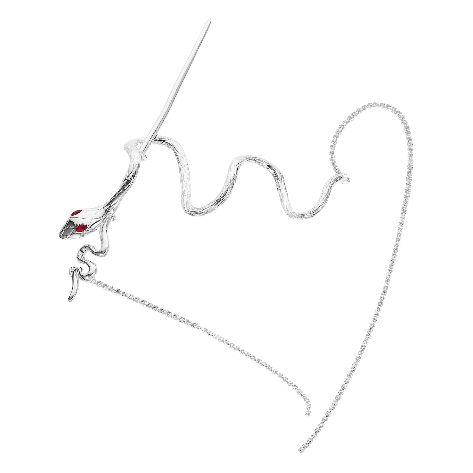 

Hairpin Vintage Accessories Long Stick Snake New Chinese Style Sticks Metal Miss