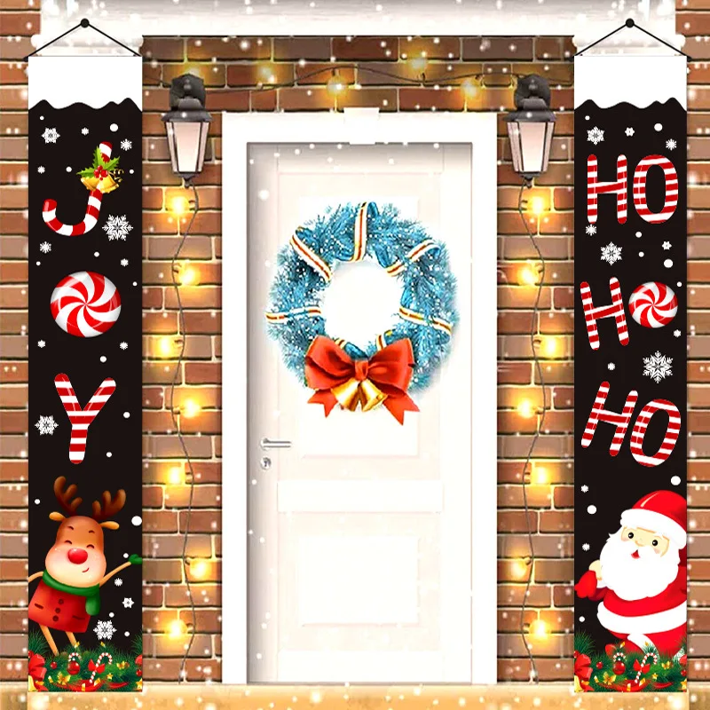 Рождественские украшения с флагом праздничная вечеринка праздничный макет