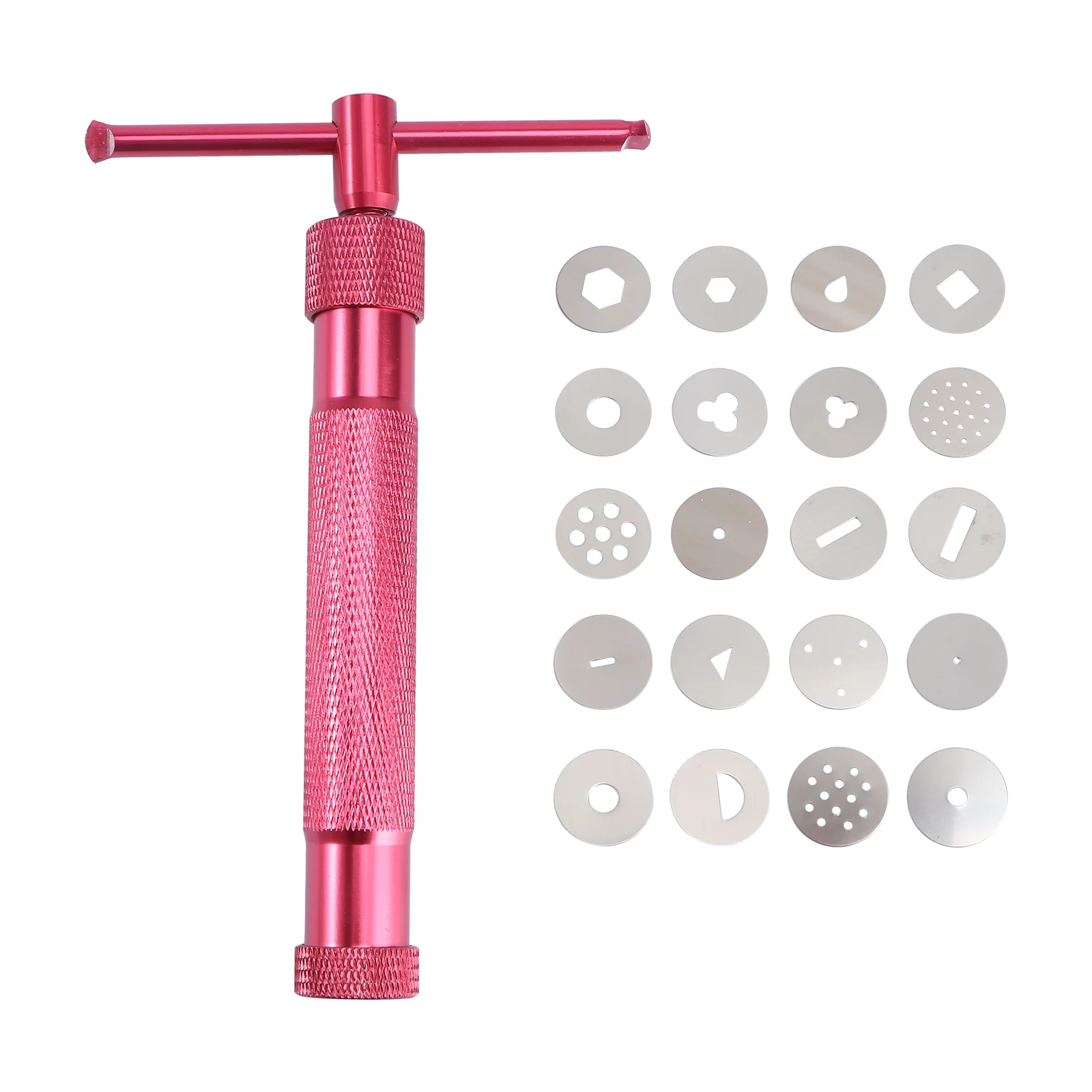 

Clay Tools Polymer Extruder Fondant Toy Noodlescake Tool Decorating Supplies Educational Mold Aluminum Alloy Discs Cuttersset