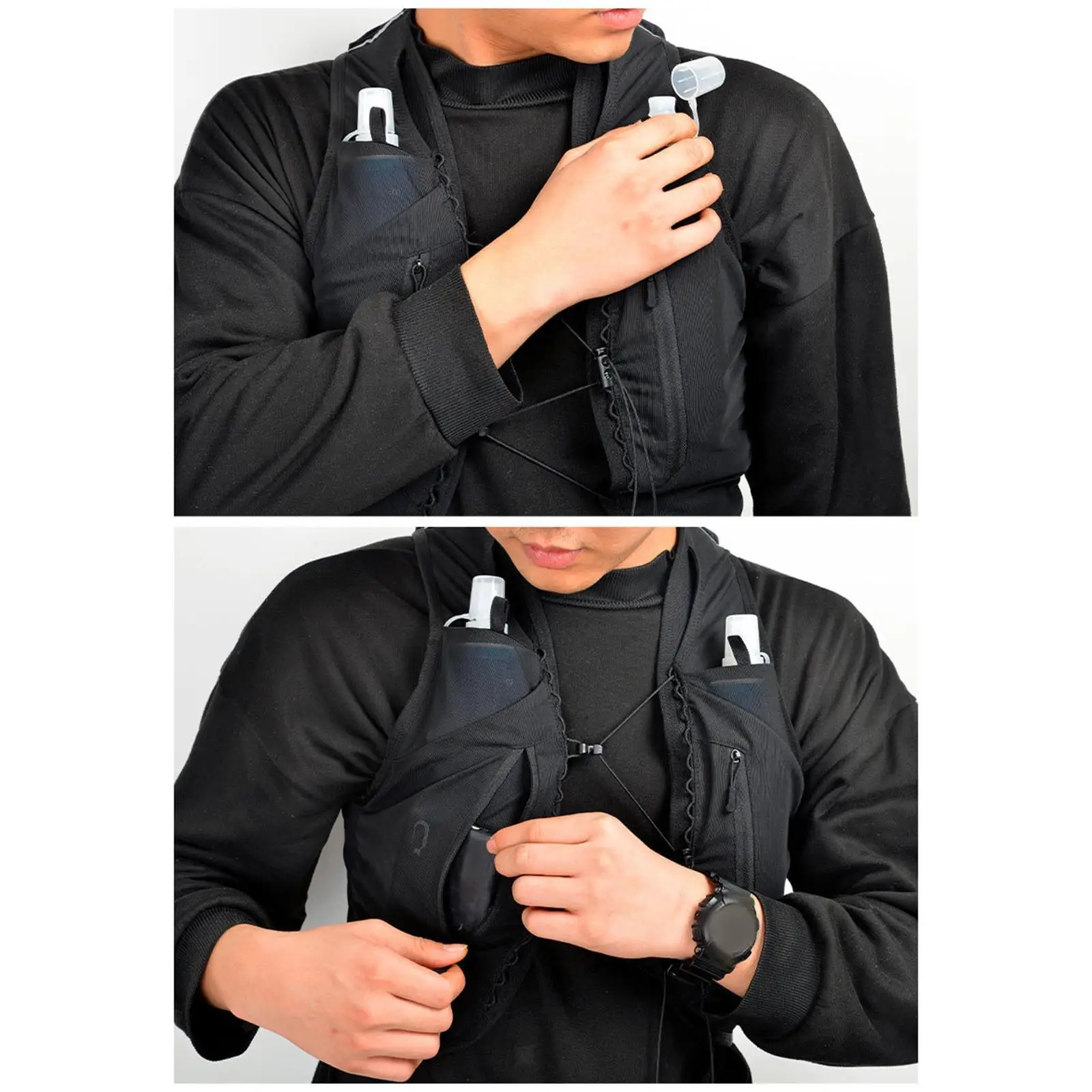 Жилет для гидратации рюкзак жилет воды бега спортивная сумка пеших прогулок езды