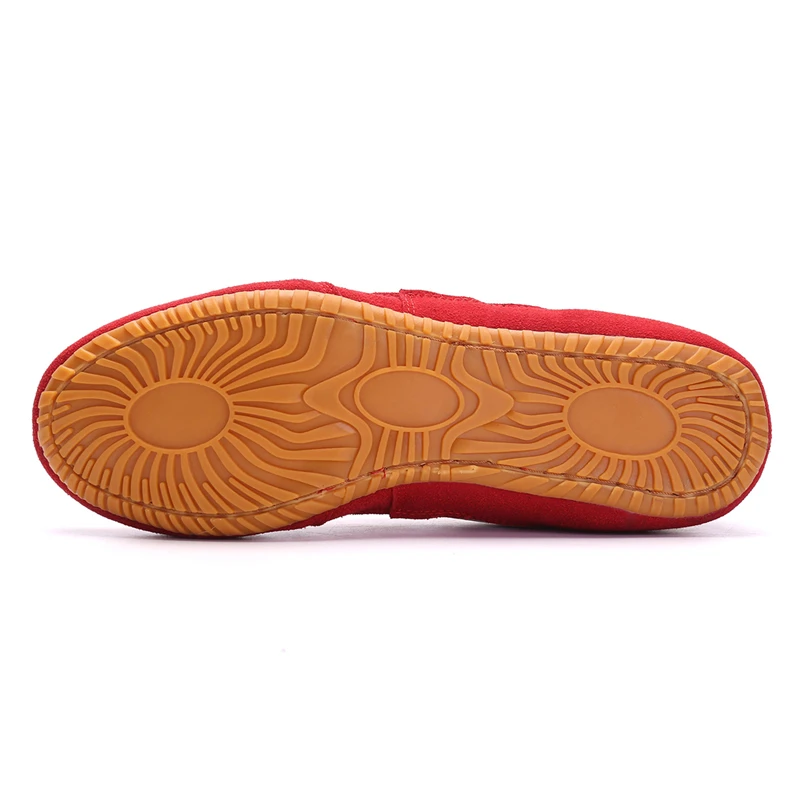 33-44# Unisex Wrestling Shoe KID Adolescents Professional Training Competition Shoes Teenagers Boxing Shoes Squat Hard Pull Shoe