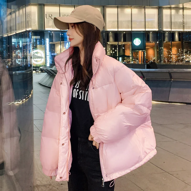 2022 зимняя Акция Бесплатная доставка утепленные розовые короткие хлопковые