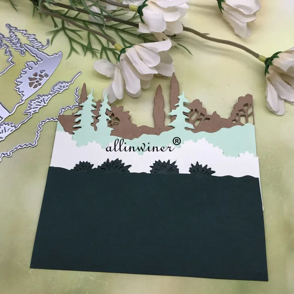 Многослойные растения украшения металлические Вырубные штампы для сделай сам