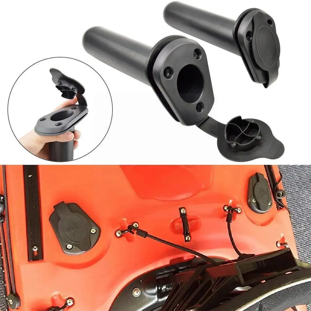 

2pcs Flush Mount Fishing Boat Rod Holders Canoe Boat Bracket Kk-a49 Base Socket Fishing X2u9