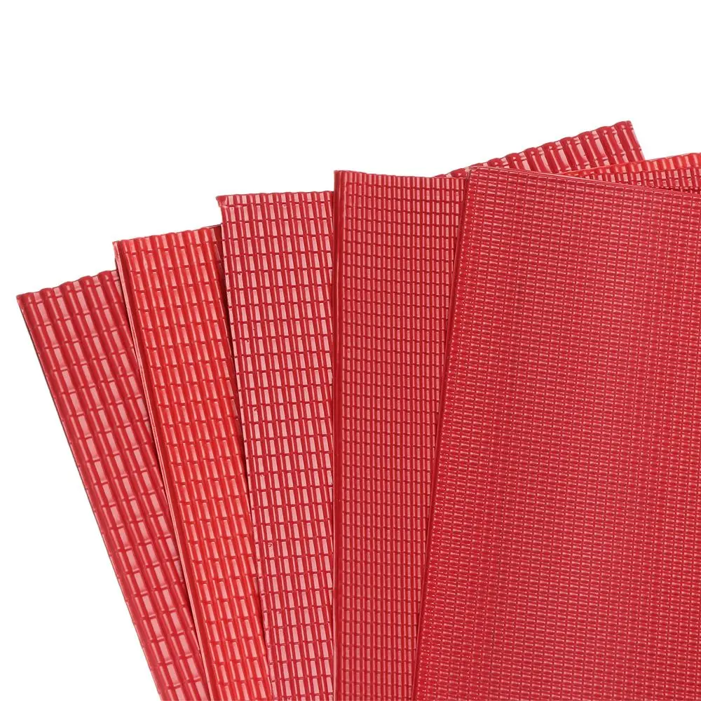 4 листа красная быстрая и износостойкая легкая миниатюрная черепица для крыши