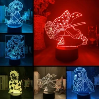 ghost slayer night light 716 color changing lights bedside lamp decor table lamp childrens toy birthday gift christmas gift