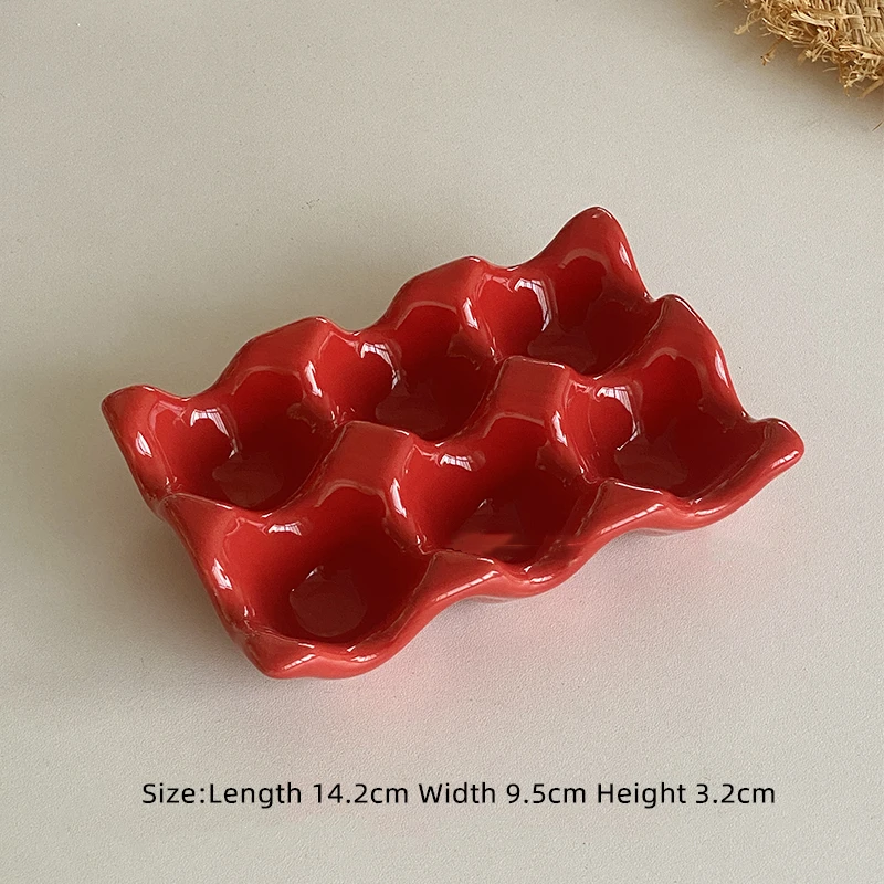 

Керамическая лотка для яиц 6 отделений