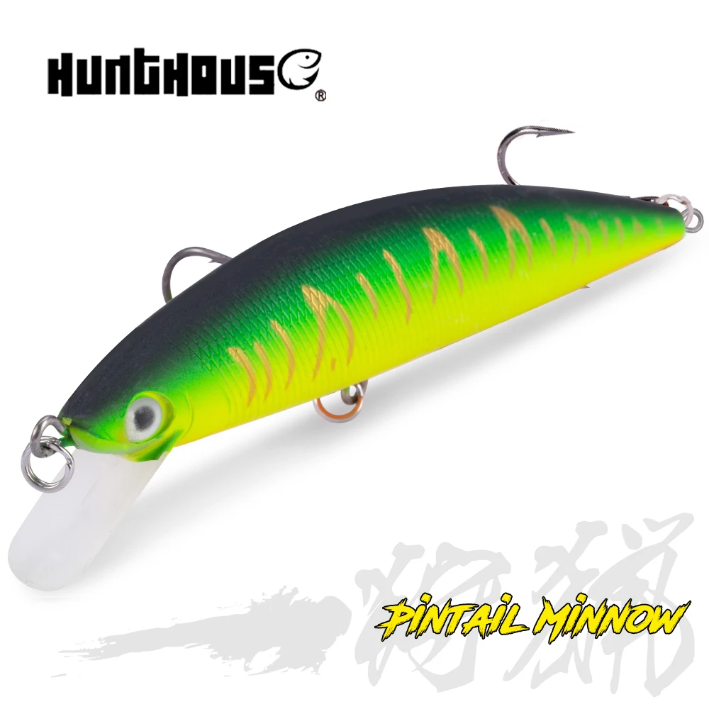 

Hunthouse Fishing Heavy Jerk Minnow Lure 120mm/44g Sinking Black Bass Pike Wobbler Jerkbait Saltwater Artificial Bait Tackle