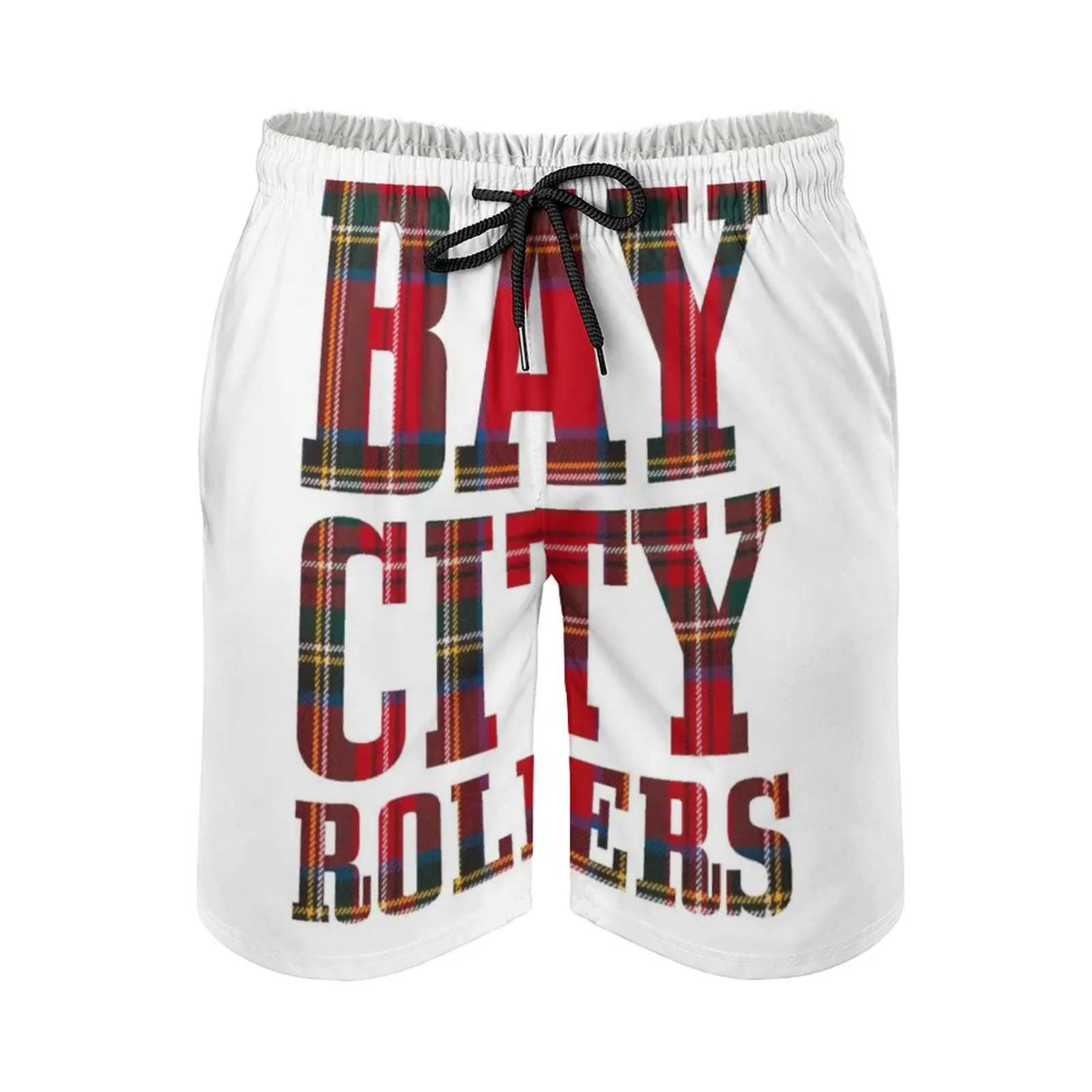 

The Sweet Rollers Men's Beach Shorts Board Shorts Bermuda Surfing Swim Shorts City Pilot Bay Osmonds Band Slade 1Cc Beach Shorts