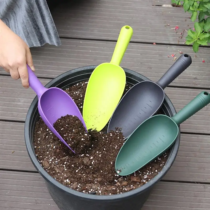 

2pcs Plastic Sand Shovels Soil Shovels Planting Shovels Garden Small Spatulas